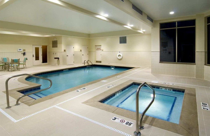 Indoor pool at Hilton Garden Inn Cleveland East/Mayfield Village.