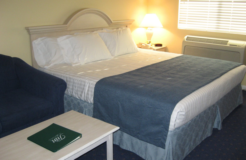 Guest room at The Inn at Okoboji.