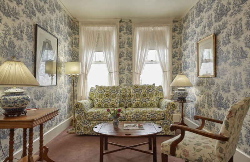 Guest room at Red Lion Inn.