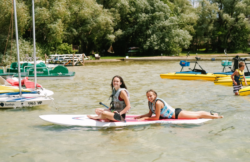 Paddle board at The Osthoff Resort.