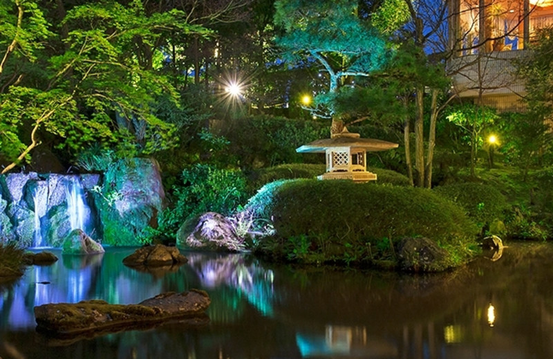 Garden at Hotel Narita Tokyu.