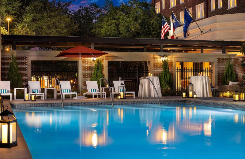 Outdoor pool at Warwick Melrose Hotel.