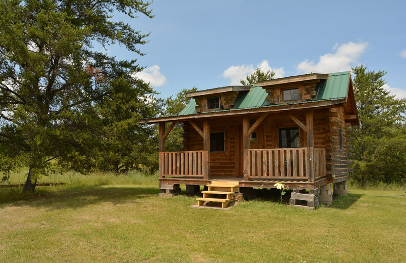 Cabin exterior at Black Lantern Resort and Retreat.