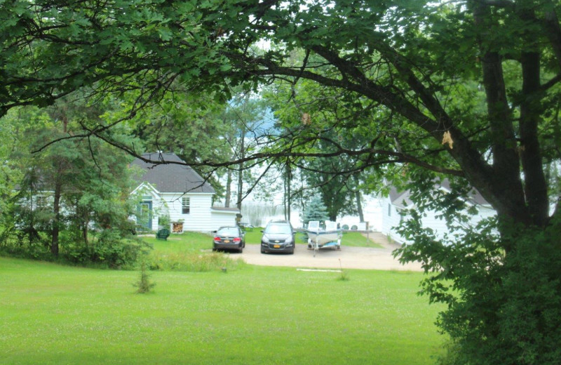 Cabin exterior at Tally Ho Inn.