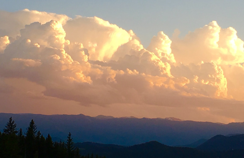 Mountains at Meadow Creek Lodge and Event Center.