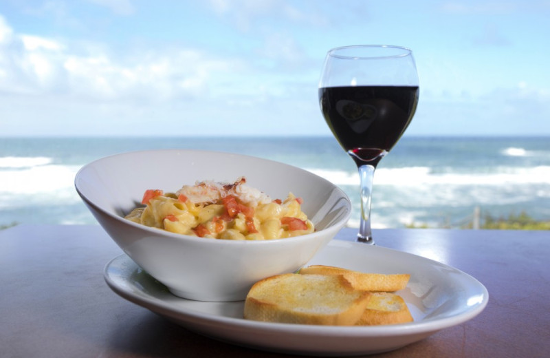 Dining at Surfrider Resort.