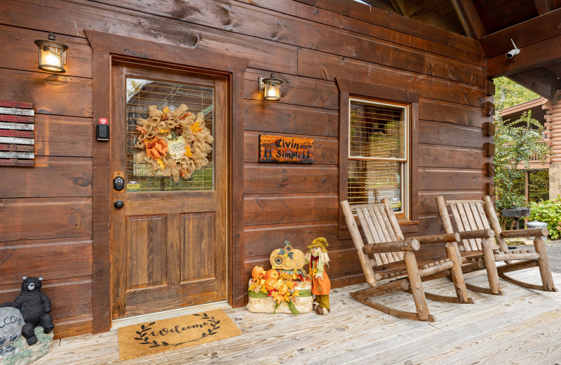 Porch at American Patriot Getaways - Livin' Simple.