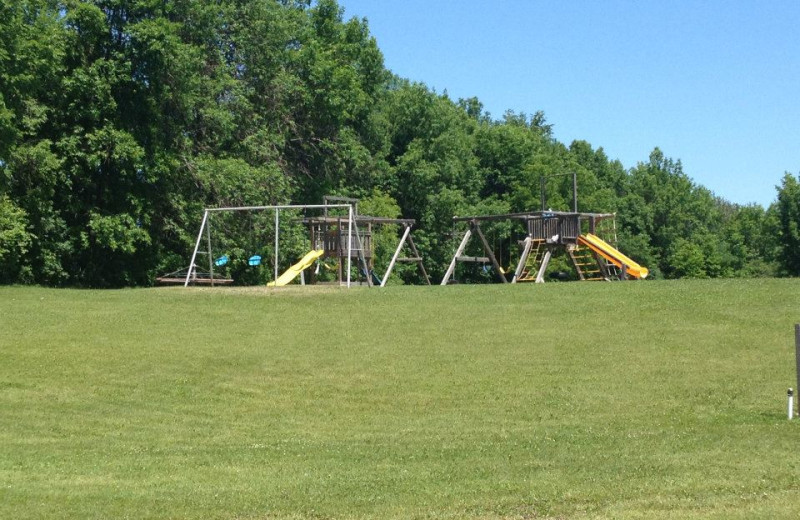 Playground at Weslake Resort.