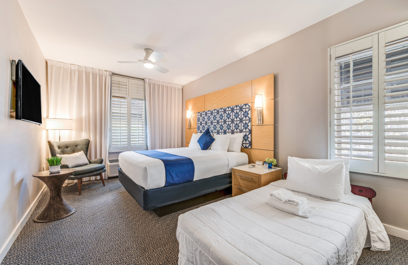 Guest room at The Landon Bay Harbor- Miami Beach.