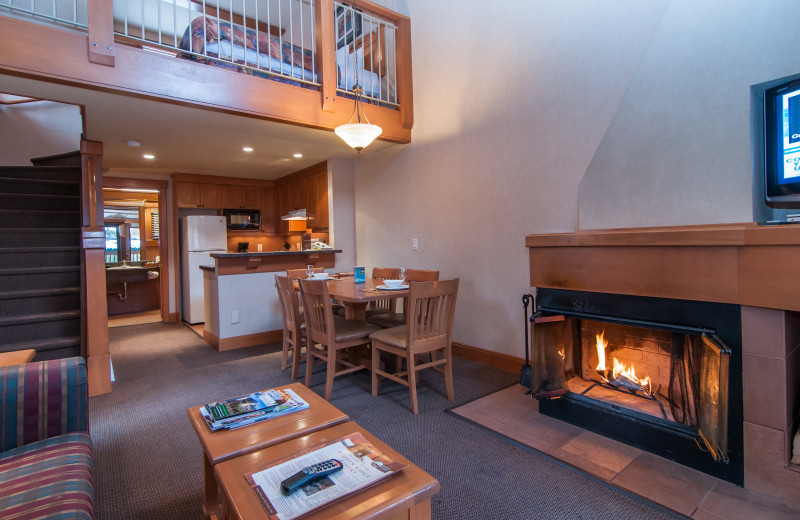 Guest room at Hidden Ridge Resort.