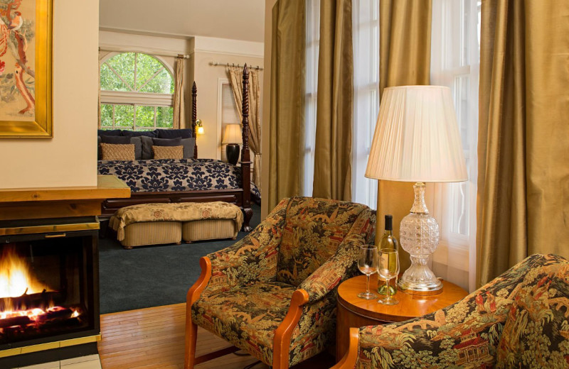 Guest room at Victoria Inn.
