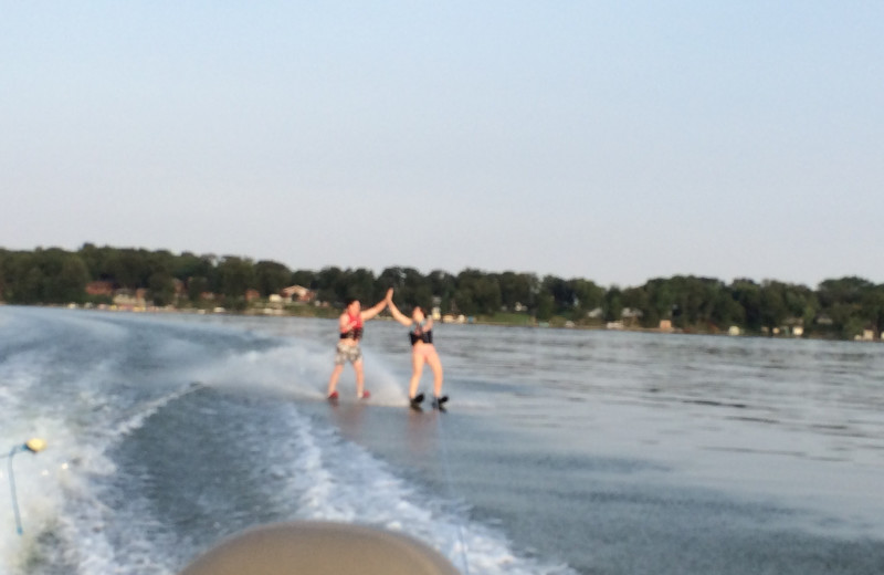 Water skiing at Diamond Lake Resort.