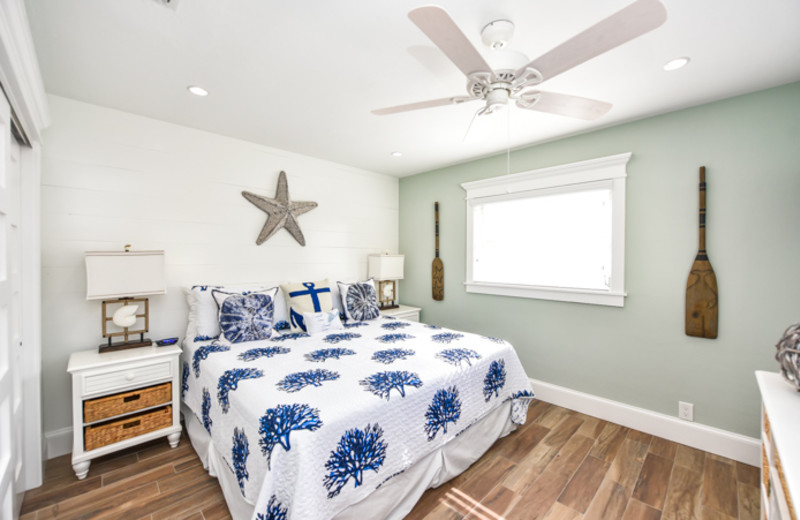 Rental bedroom at Siesta Key Luxury Rental Properties.