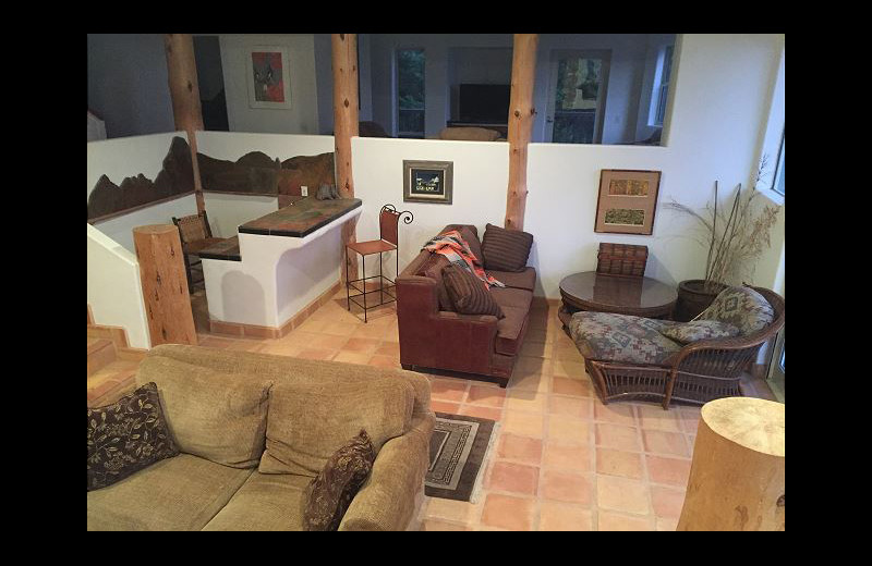 Rental living room at Irish Beach Rental Agency.