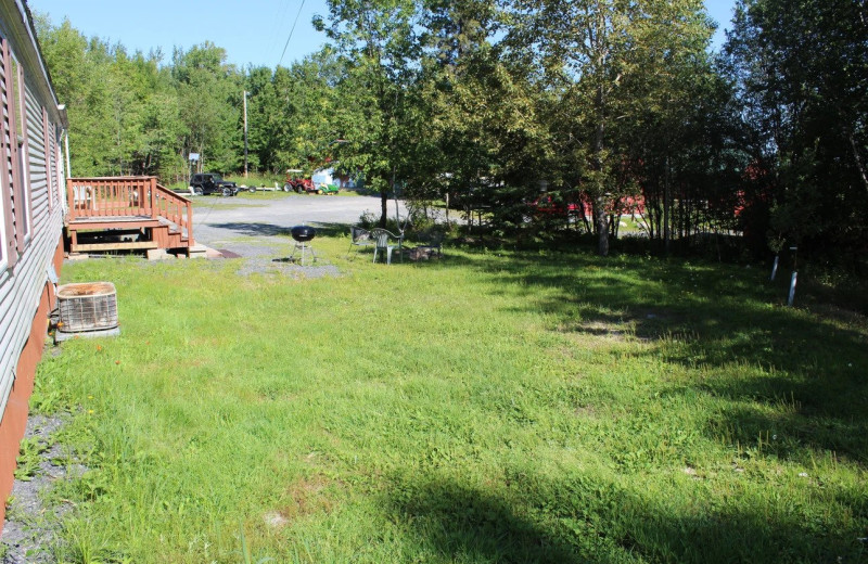 Cabin grounds at Birchwood Resort.