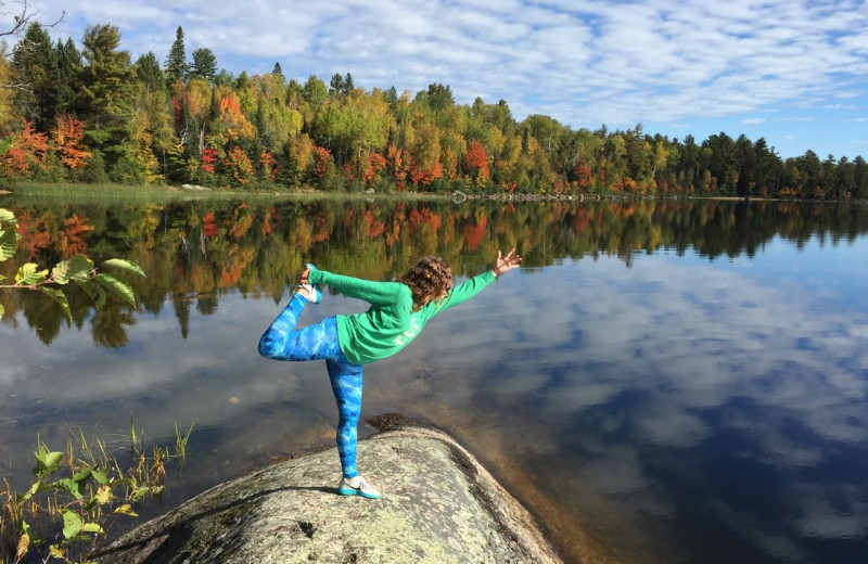 Lake at YMCA Camp Du Nord.