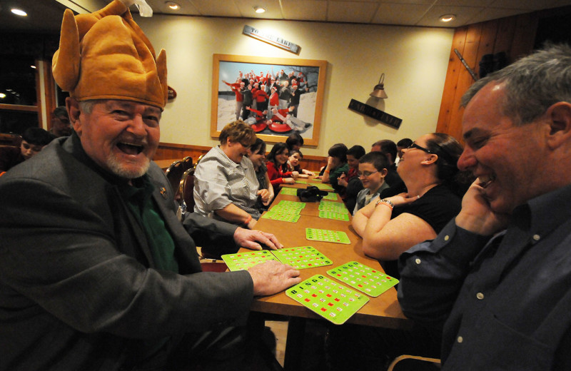 Bingo at Woodloch Resort.