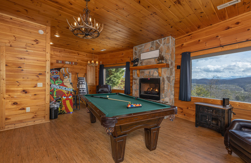 Rec room at American Patriot Getaways - Mountain Mama.