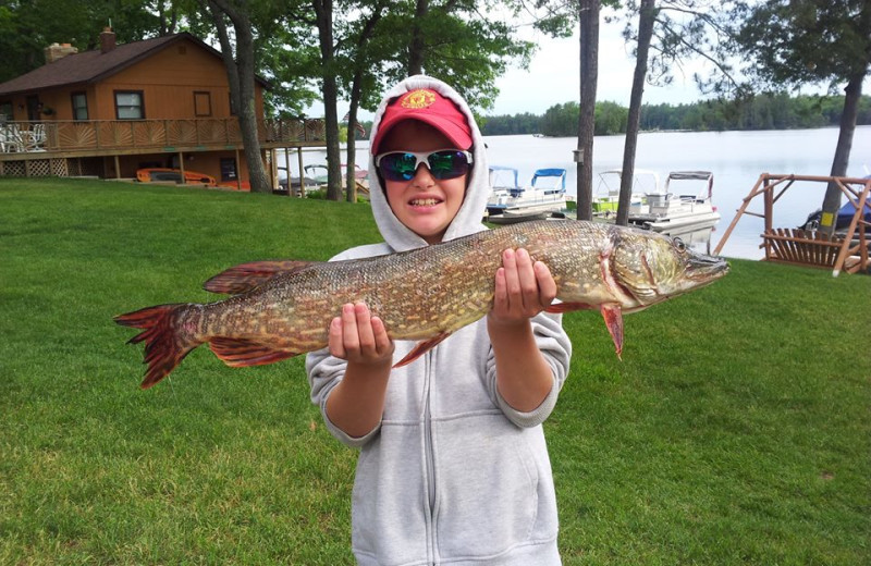 Fishing at Clear Lake Resort.