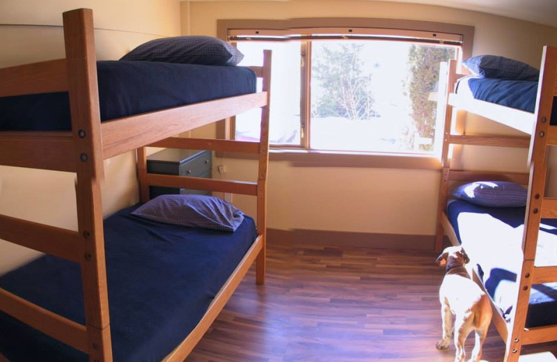 Bunk beds at The Big House Lodge.