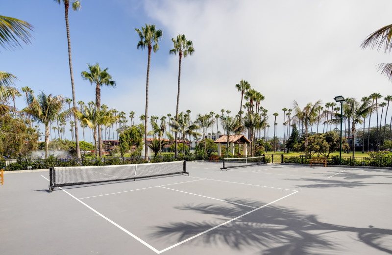 Tennis court at La Jolla Beach