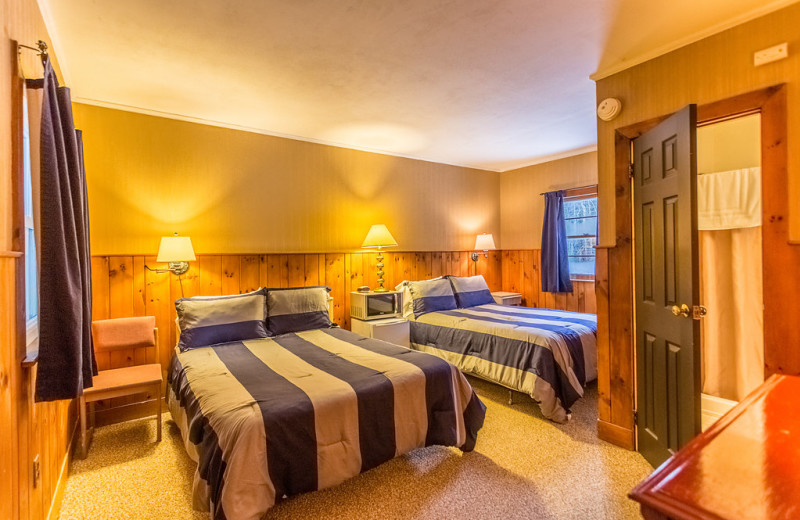 Guest room at ADK Trail Inn.