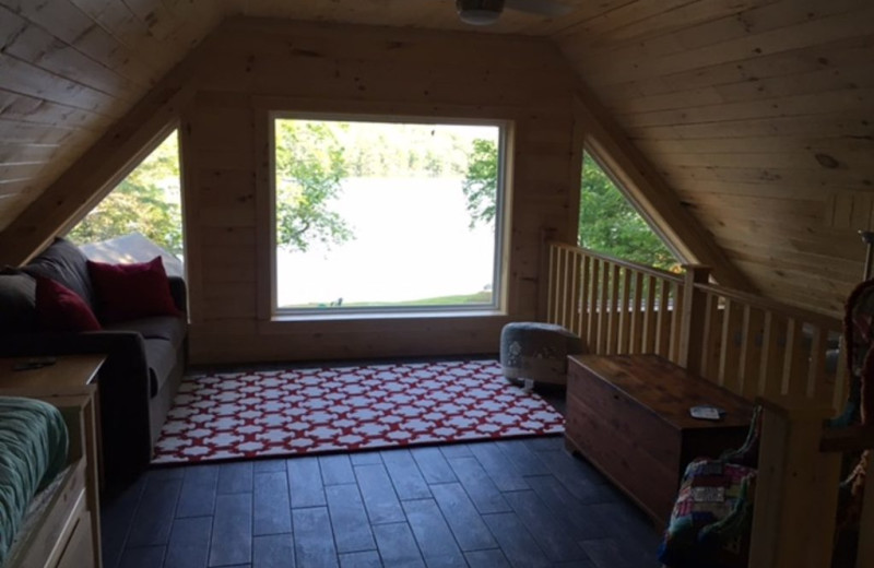 Rental bedroom at Vacation Cottages.