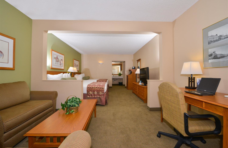 Guest room at Best Western Plus King's Inn & Suites.