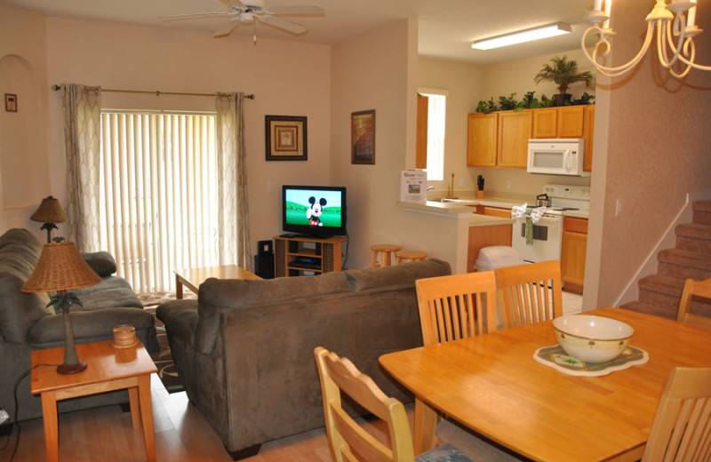 Rental interior at Sunkiss Villas.