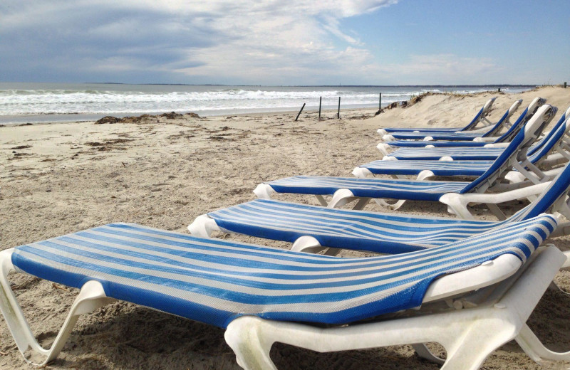 Beach at Ocean Walk Hotel.