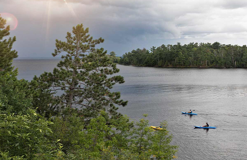 Lake at Voyageur Park Lodge.