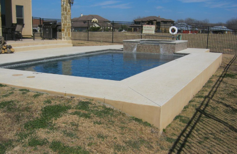 Outdoor pool at Riveria House.