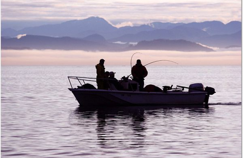 Fishing at Blackfish Lodge.