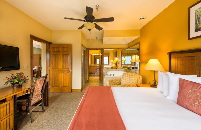 Guest bedroom at Westgate Smoky Mountain Resort & Spa.