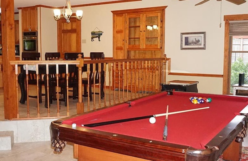 Living room at Creekside Retreat.