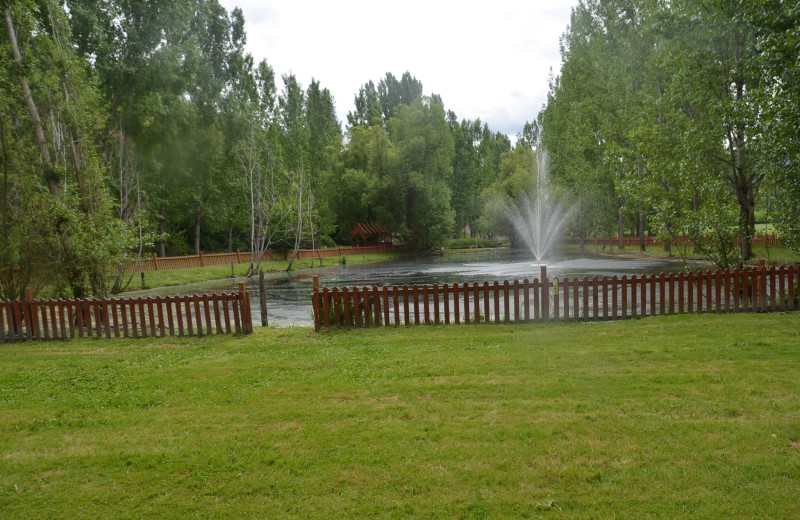 Fountain at Lewis-Clark Resort.