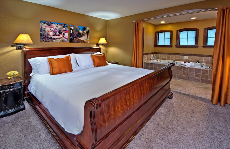 Guest room at Applewood Inn, Restaurant and Spa.