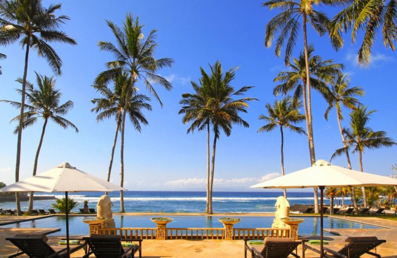 Outdoor pool at Candi Beach Hotel.