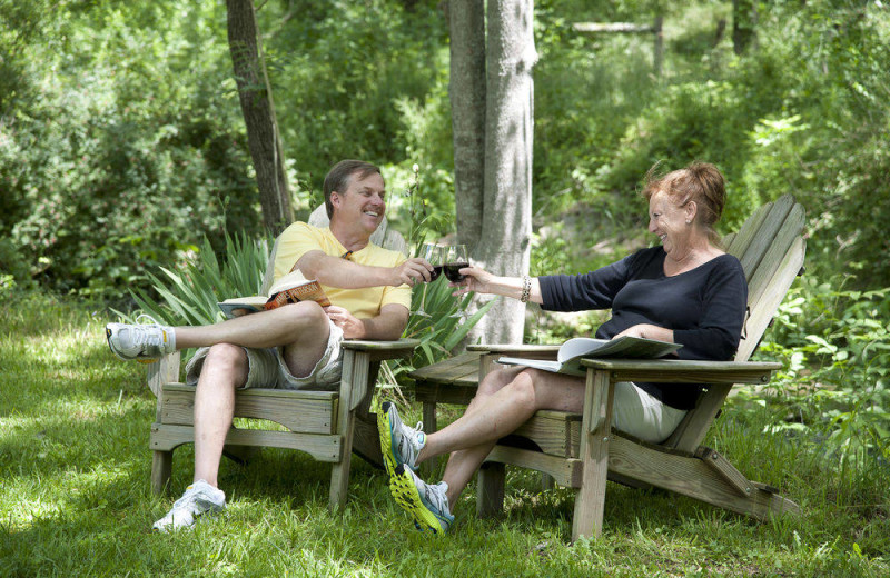 Couple at Steele's Tavern Manor B&B.