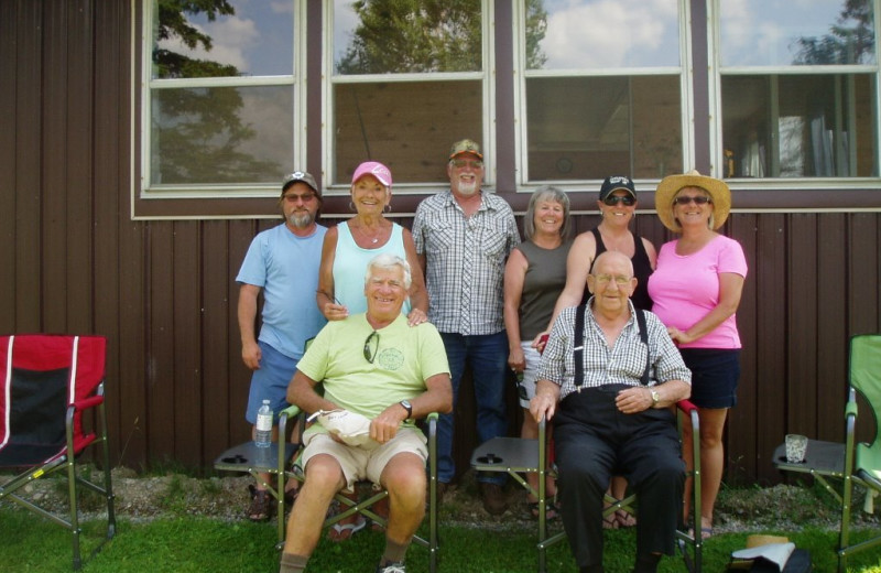 Family at Owls Nest Lodge.