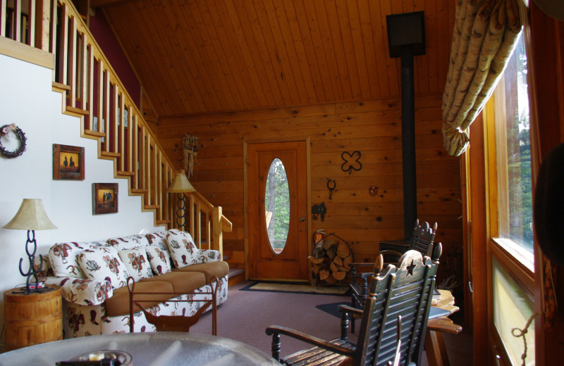 Guest room at Bonanza Creek Country Guest Ranch.