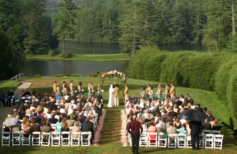 Weddings at High Hampton Resort.