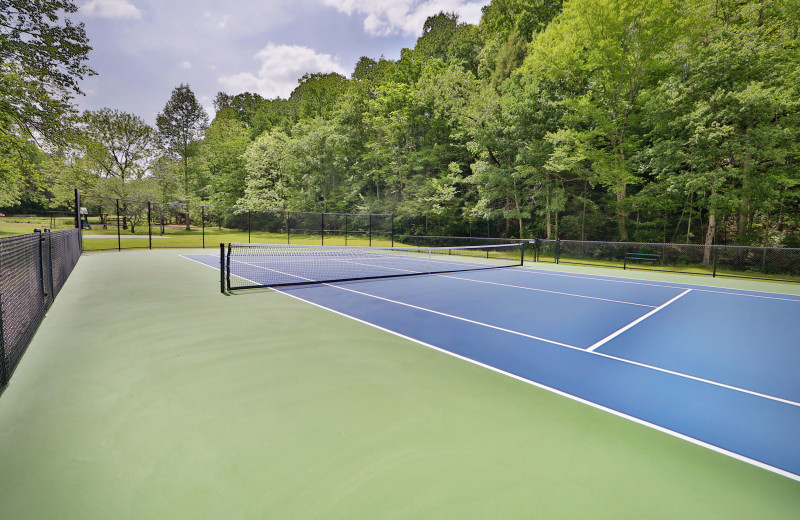 Tennis court at Little Valley Mountain Resort.