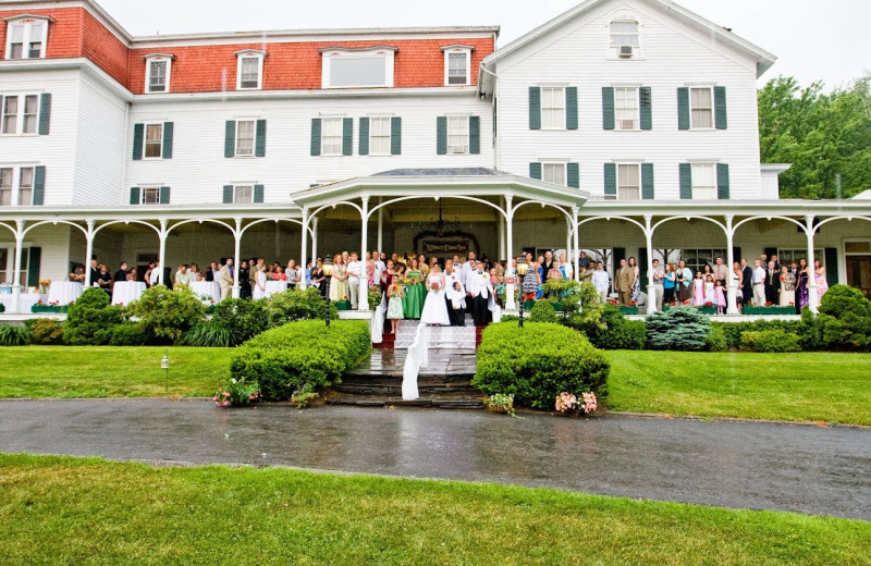 Wedding at Winter Clove Inn.
