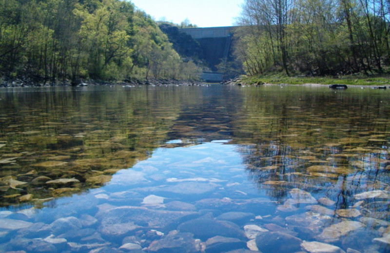 White River near Pointe West Resort & Suites.