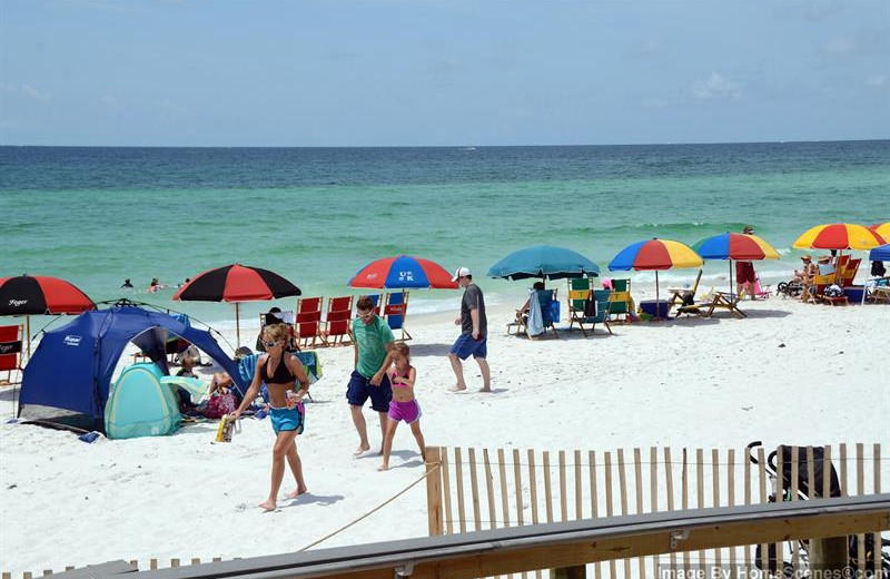 Beach at Shoreline Towers.