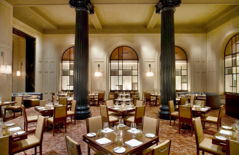 Dining room at The Westin St. Francis.