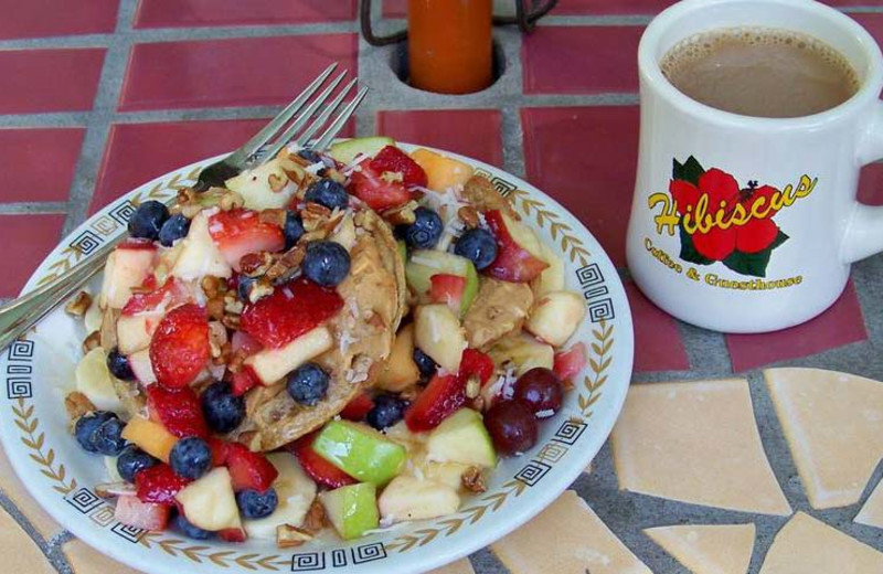 Breakfast at Hibiscus Coffee & Guesthouse.