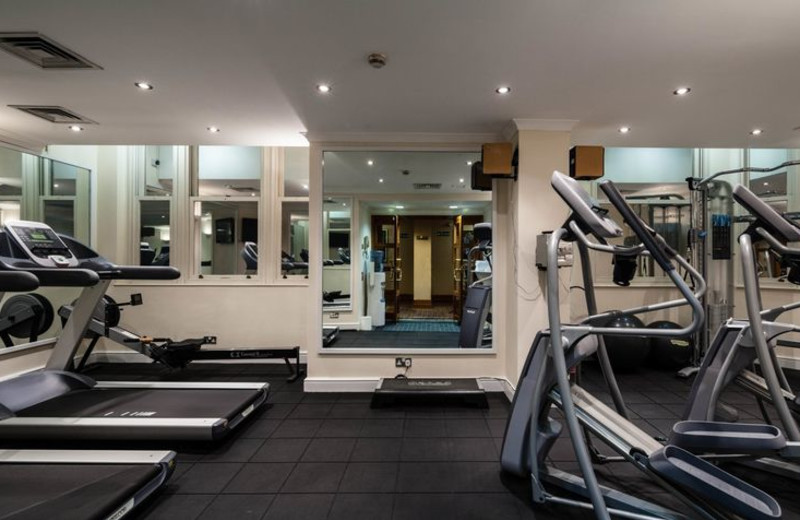 Fitness room at Harrington Hall.