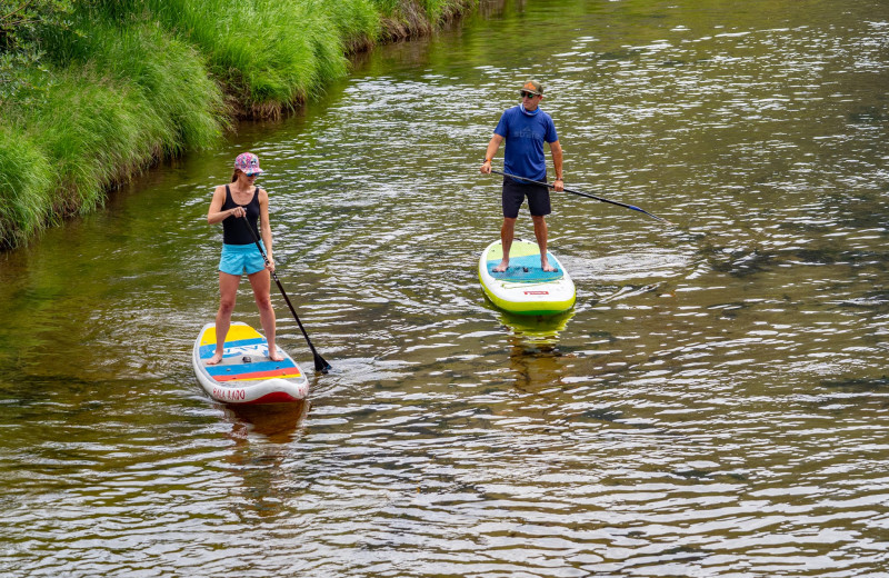 Paddle board at Limelight Hotel.